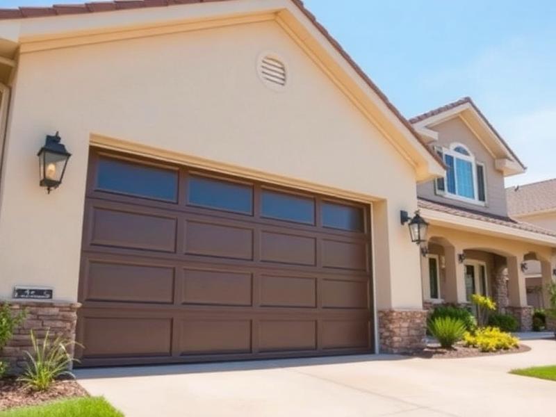 Premium steel garage door installation showcasing quality craftsmanship